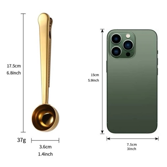 2-in-1 Coffee Spoon/Sealing Clip - Picture 4 of 4